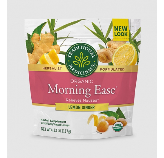 Organic Morning Ease® Lemon Ginger Lozenges