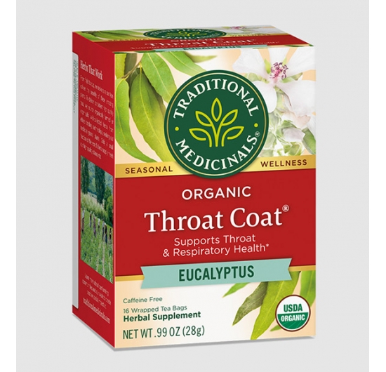 Organic Throat Coat® Eucalyptus Tea