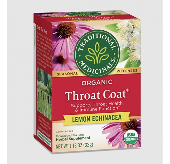 Organic Throat Coat® Lemon Echinacea Tea