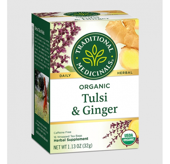 Organic Tulsi & Ginger Tea