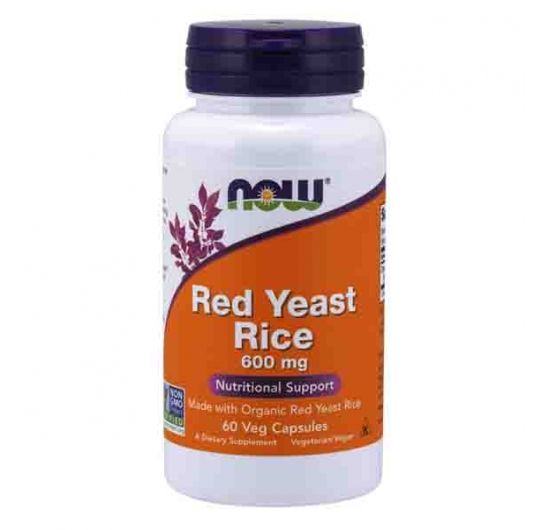 Red Yeast Rice 600 mg Veg Capsules