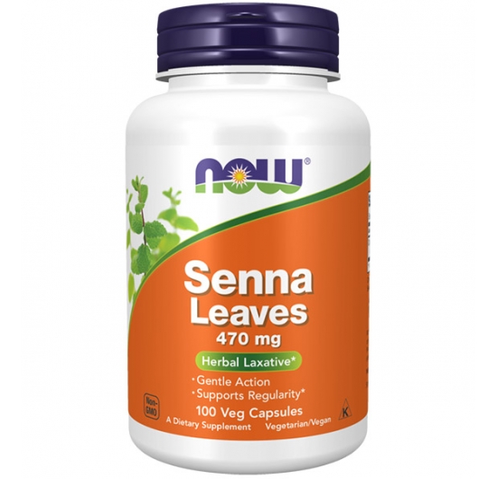 Senna Leaves 470 mg Veg Capsules