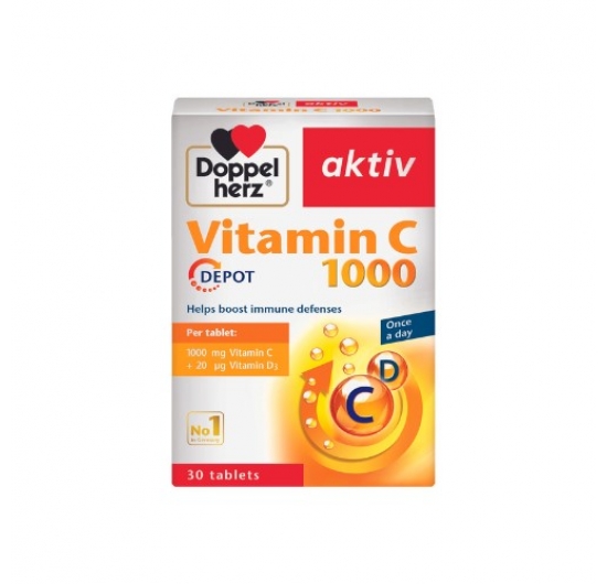 Thực phẩm bảo vệ sức khỏe Doppelherz Vitamin C 1000
