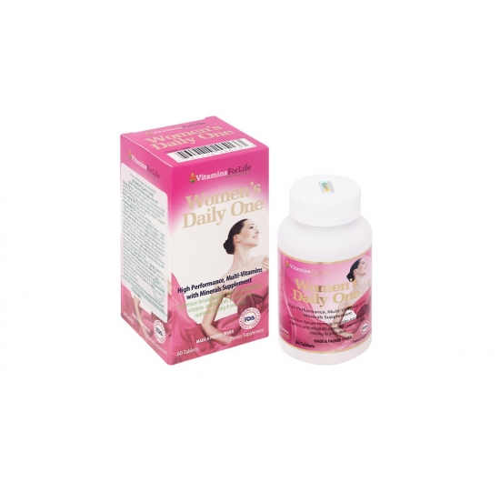 Women's Daily One bổ sung vitamin và khoáng chất cho phụ nữ chai 60 viên